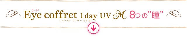 Eye coffret 1day UV 8つの瞳